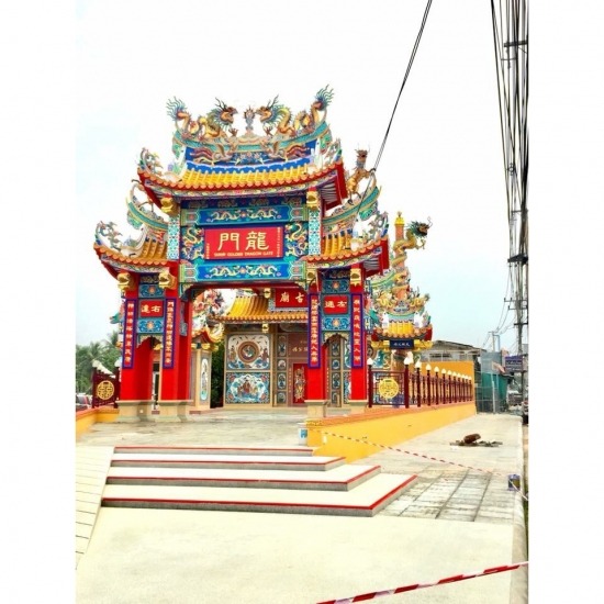 สร้างวัดจีน