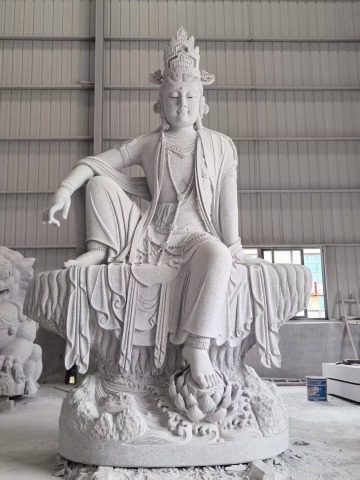 เจ้าแม่กวนอิมแกะสลักหินแกรนิต